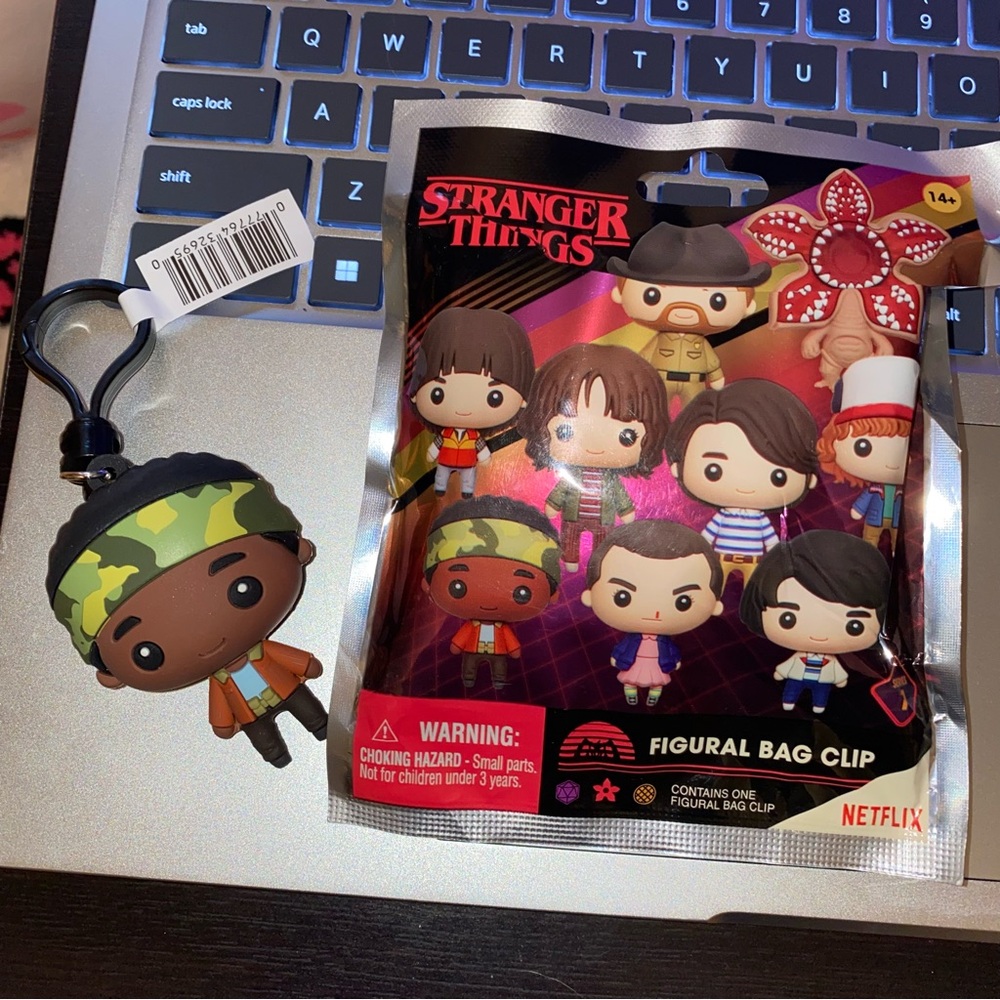 NWT Lucas Sinclair Stranger Things blind bag clip